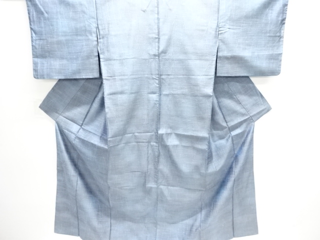 線描き模様織り出し手織り紬着物